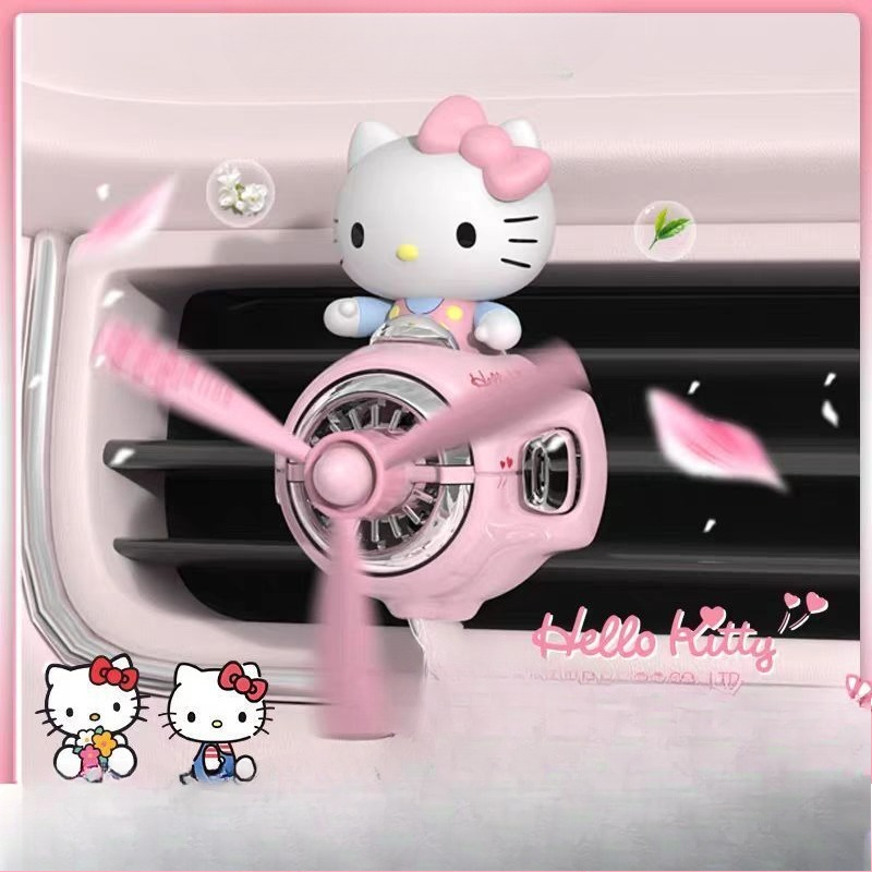 Kawaii Tech Accessories - Penyegar Udara Mobil Sanrio Hello Kitty