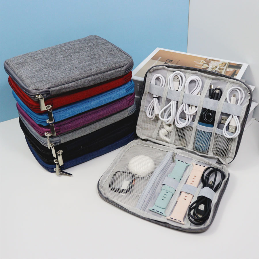 1 buah Kotak Penyimpan Kabel d - Tech Accessories Travel Organizer Pouch ulasan dan harga